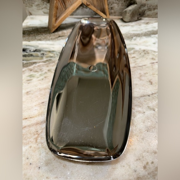 Milbern Creations MCM Chrome &  Wood Serving Tray - Picture 4 of 8